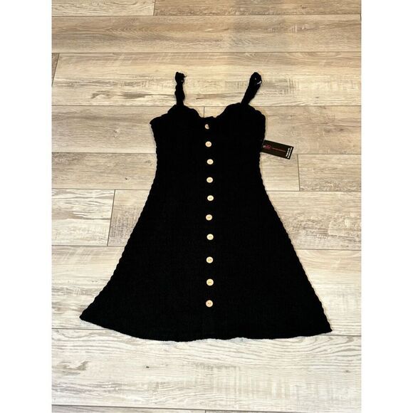 Nobo black knee length sundress size S 3/5 - Picture 1 of 12